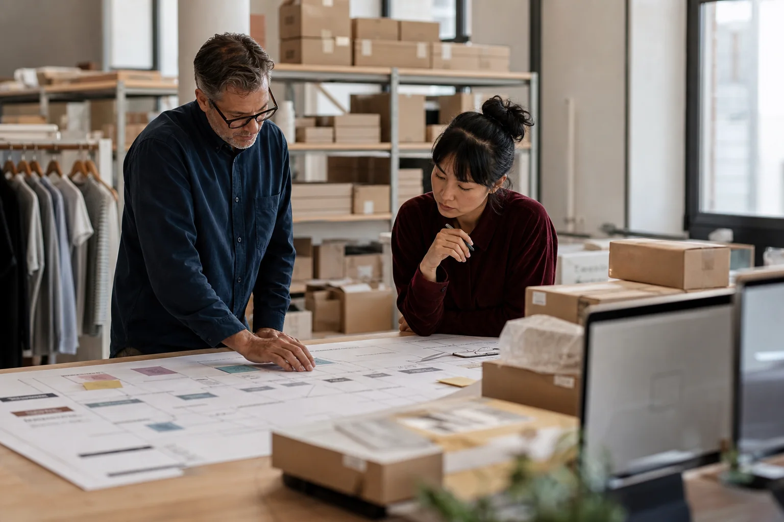 Ecommerce leaders reviewing customer journey performance